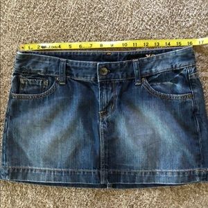 Express X2 Denim Mini Skirt / Size 6